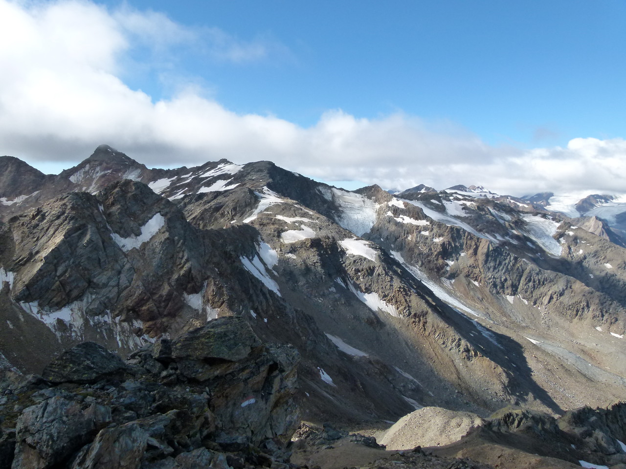 Blick zum Marteller Hauptkamm