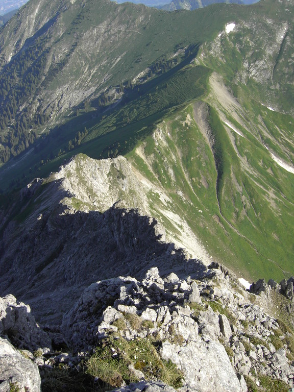 Rückblick vom Kleinen Daumen