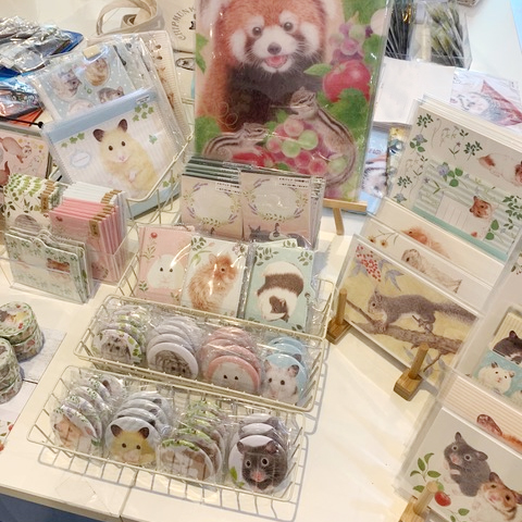 まるっと小動物展 動物色鉛筆画 Roko
