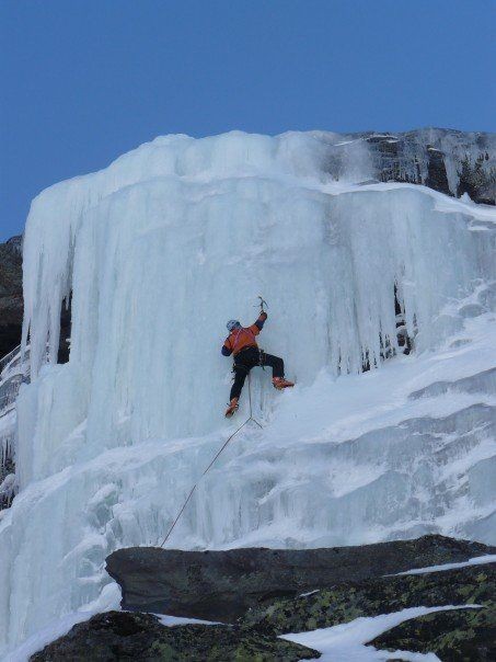 cascade de glace à Val Thorens