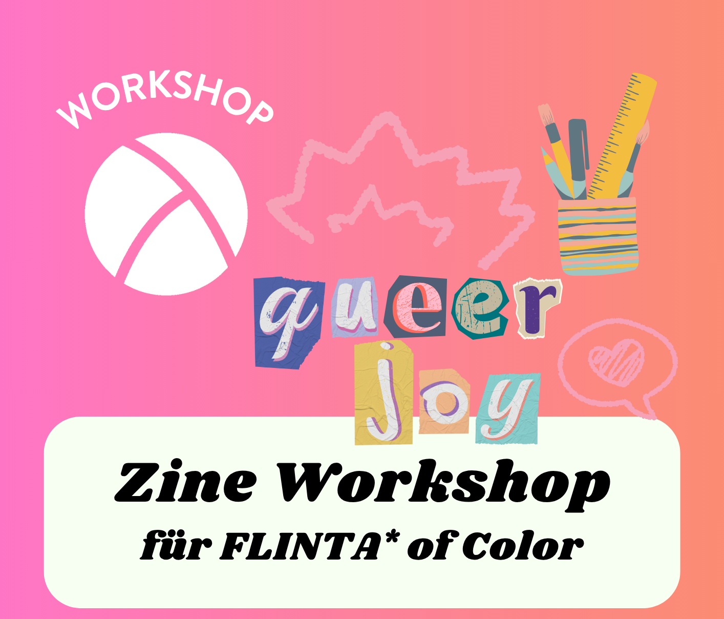 Queer Joy Zine Workshop