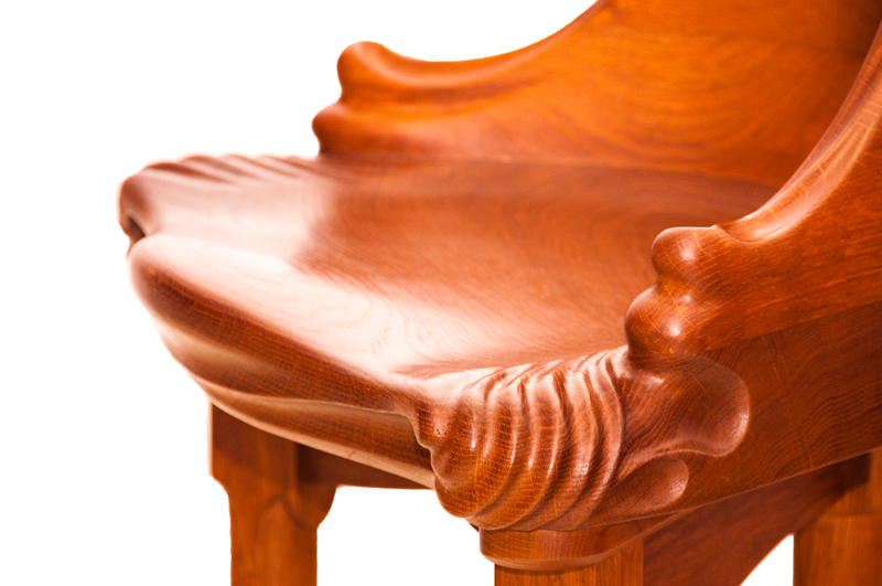 Calvet stool reproduction - Antoni Gaudí