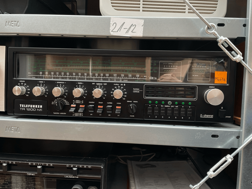 Telefunken TR 1200 hifi Stereo Receiver UKW FM MW Schwarz
