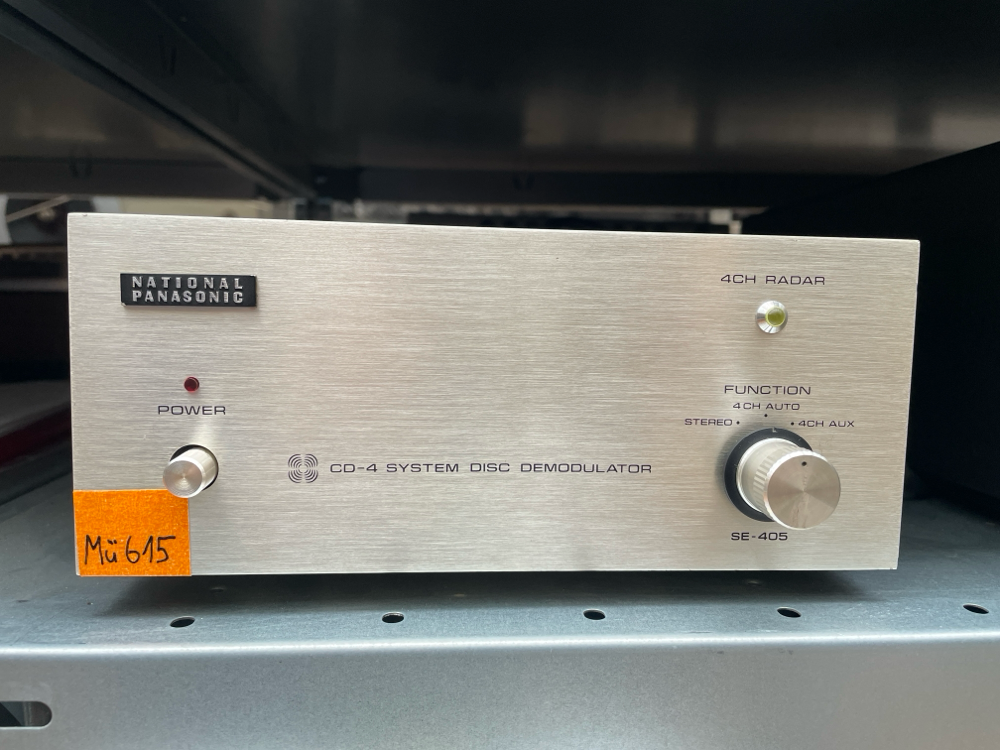 National Panasonic SE-405 CD-4 Disc Demodulator 4 Kanal
