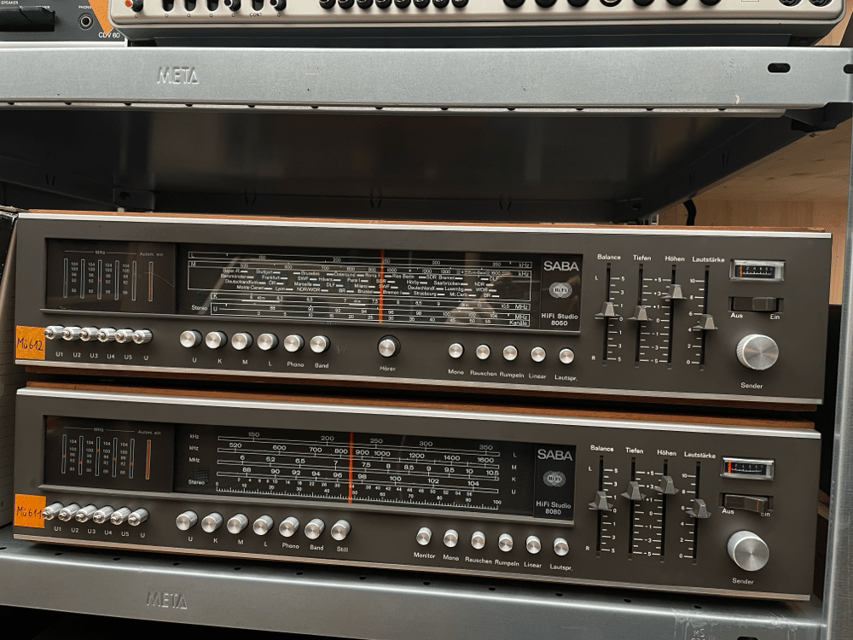 SABA 8050 HiFi Studio Receiver 2x45W UKW MW Analog 1970er Silber