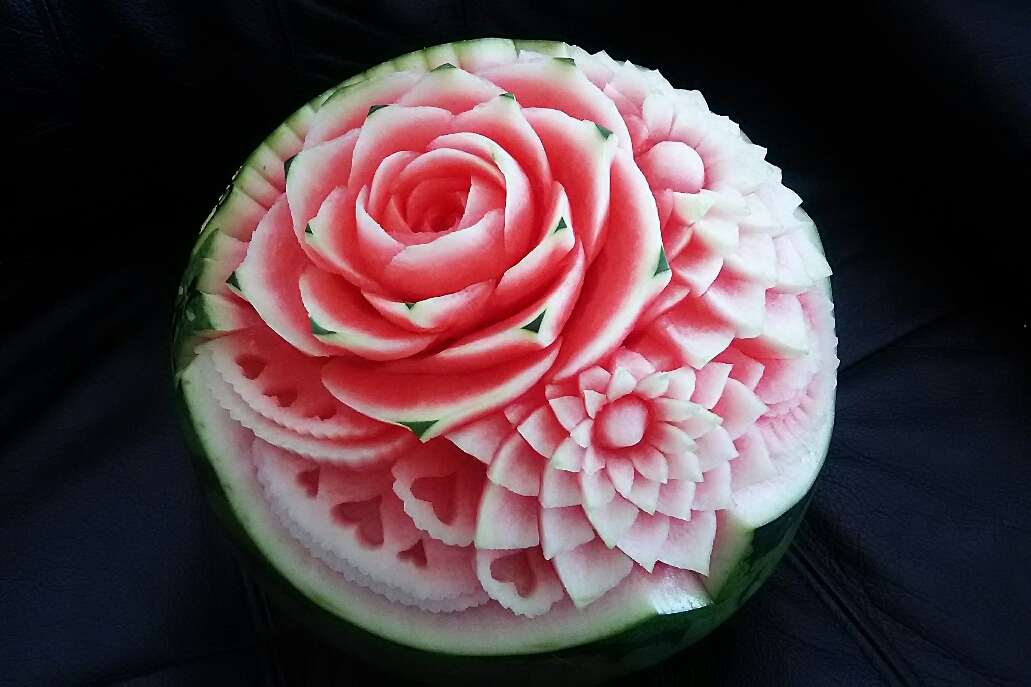 【フルーツカービング】と【フルーツカッティング】どう違うの？ ソープカービング彫り方動画～あかりカービング～