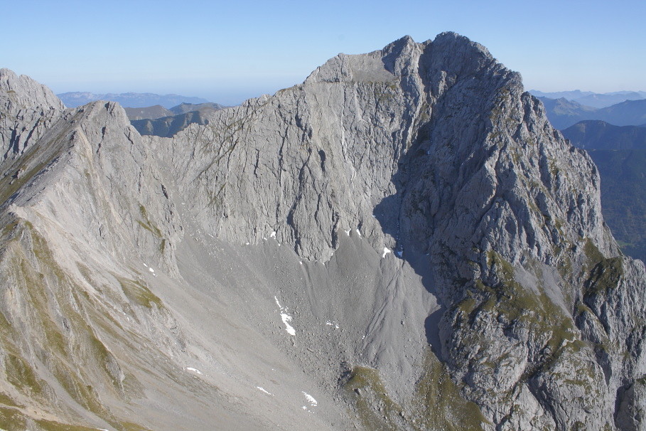 Anstiegsroute durch das Blausteigkar