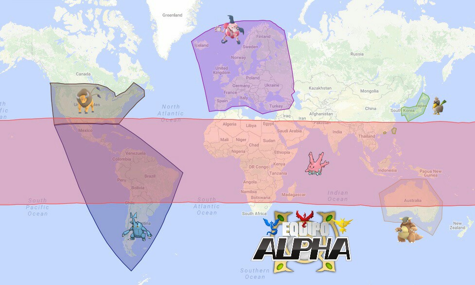 Pokémon regionales de Primera y Segunda Generación 