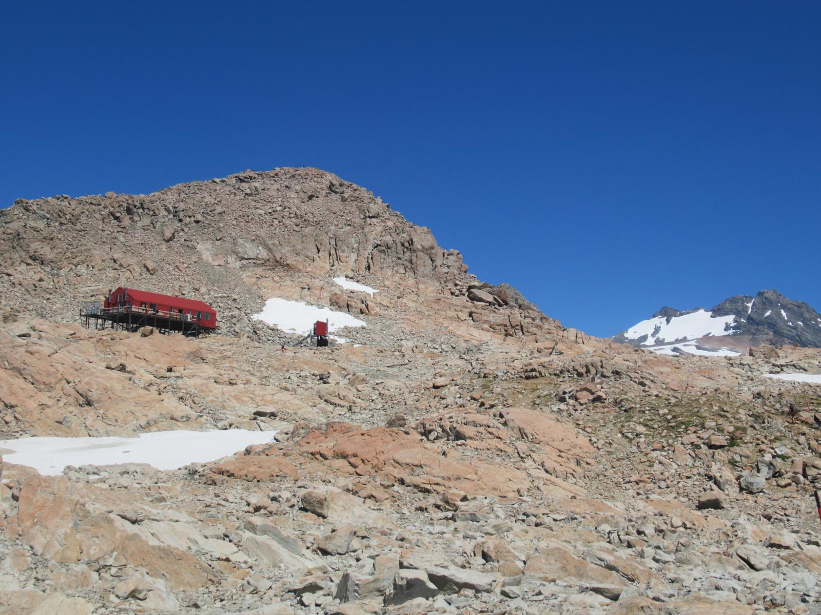 Der erste Blick auf die Hütte