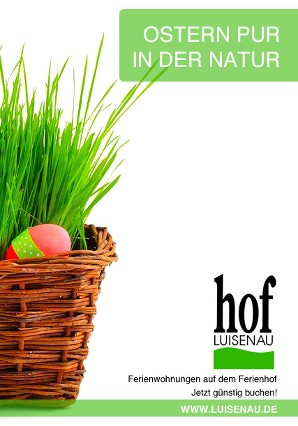 Luisenau Ostern Uckermark Ferien