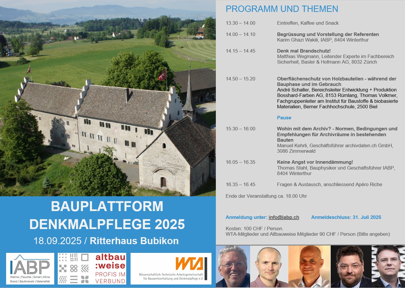 Bauplattform Denkmalpflege 2025