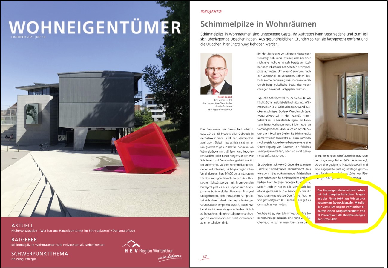 Zusammenarbeit mit dem Hauseigentümerverband Winterthur