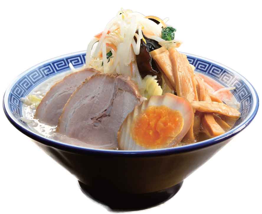 野菜がたっぷりの塩タンメン