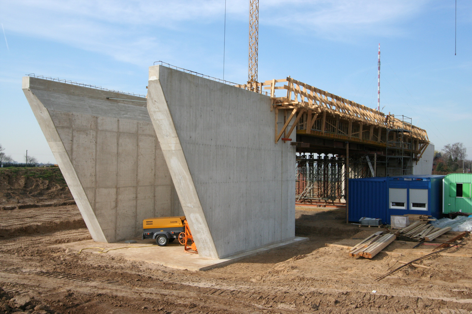 Neubau Brücke in Wesel