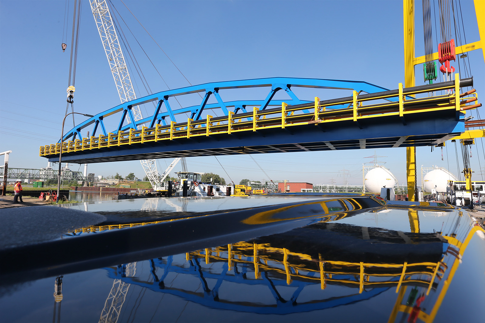 Abbruch und Widerlagersanierung Brücke Wesel-Datteln-Kanal