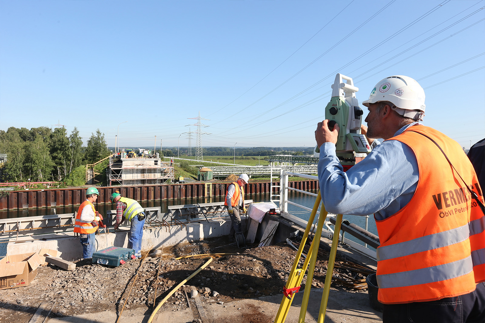 Abbruch und Widerlagersanierung Brücke Wesel-Datteln-Kanal