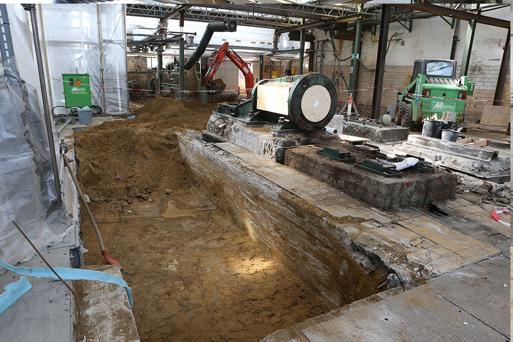 Sanierung Bodenplatte im laufenden Betrieb · Sasol · CMP Marl