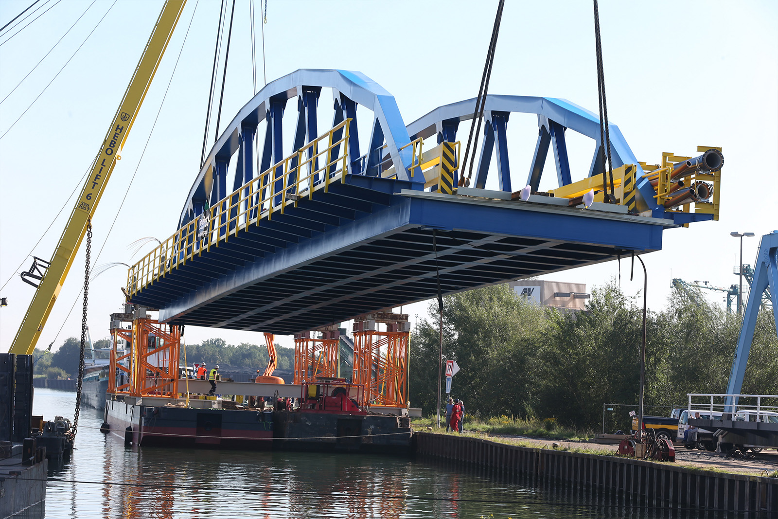 Abbruch und Widerlagersanierung Brücke Wesel-Datteln-Kanal