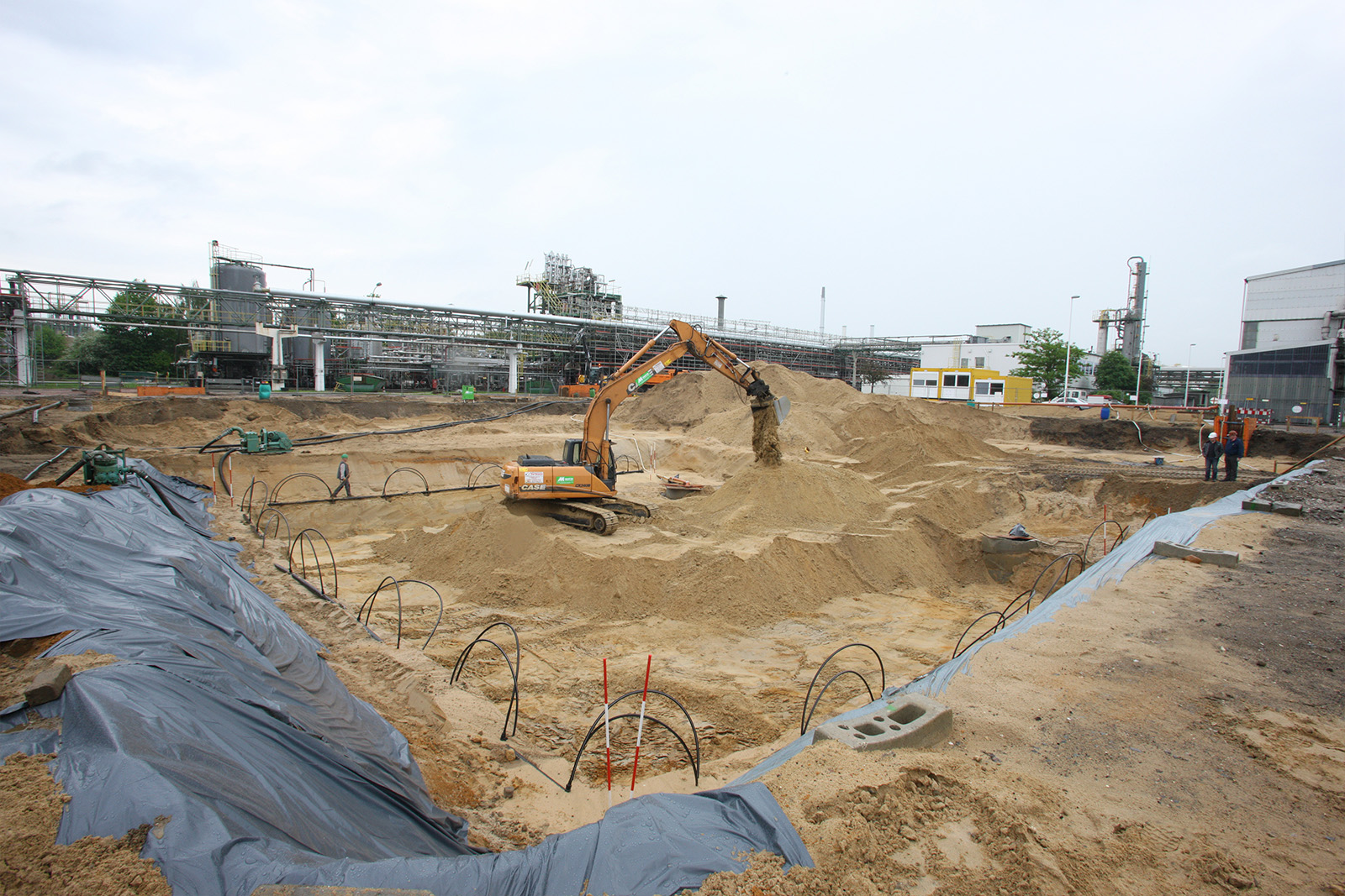 Bodenaustausch + Grundwasserabsenkung · CPM Marl