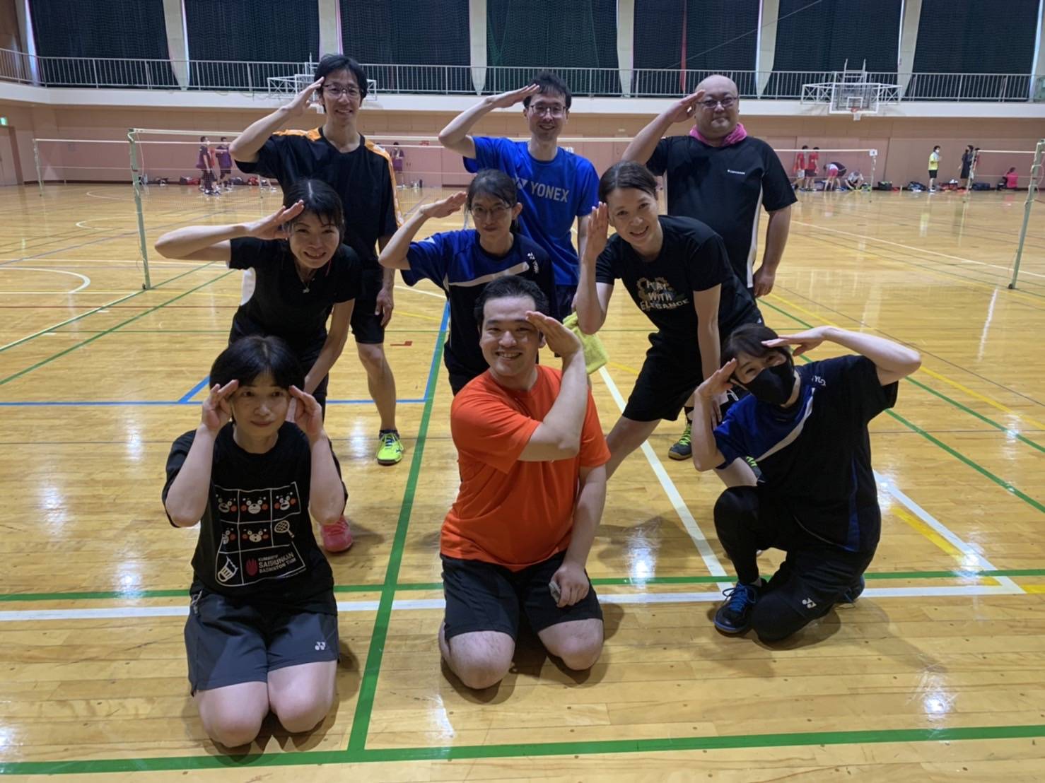 お疲れ！試合終了！！みんなで楽しみました～！