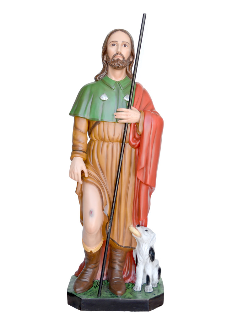 Saint Roch statue Religious statues