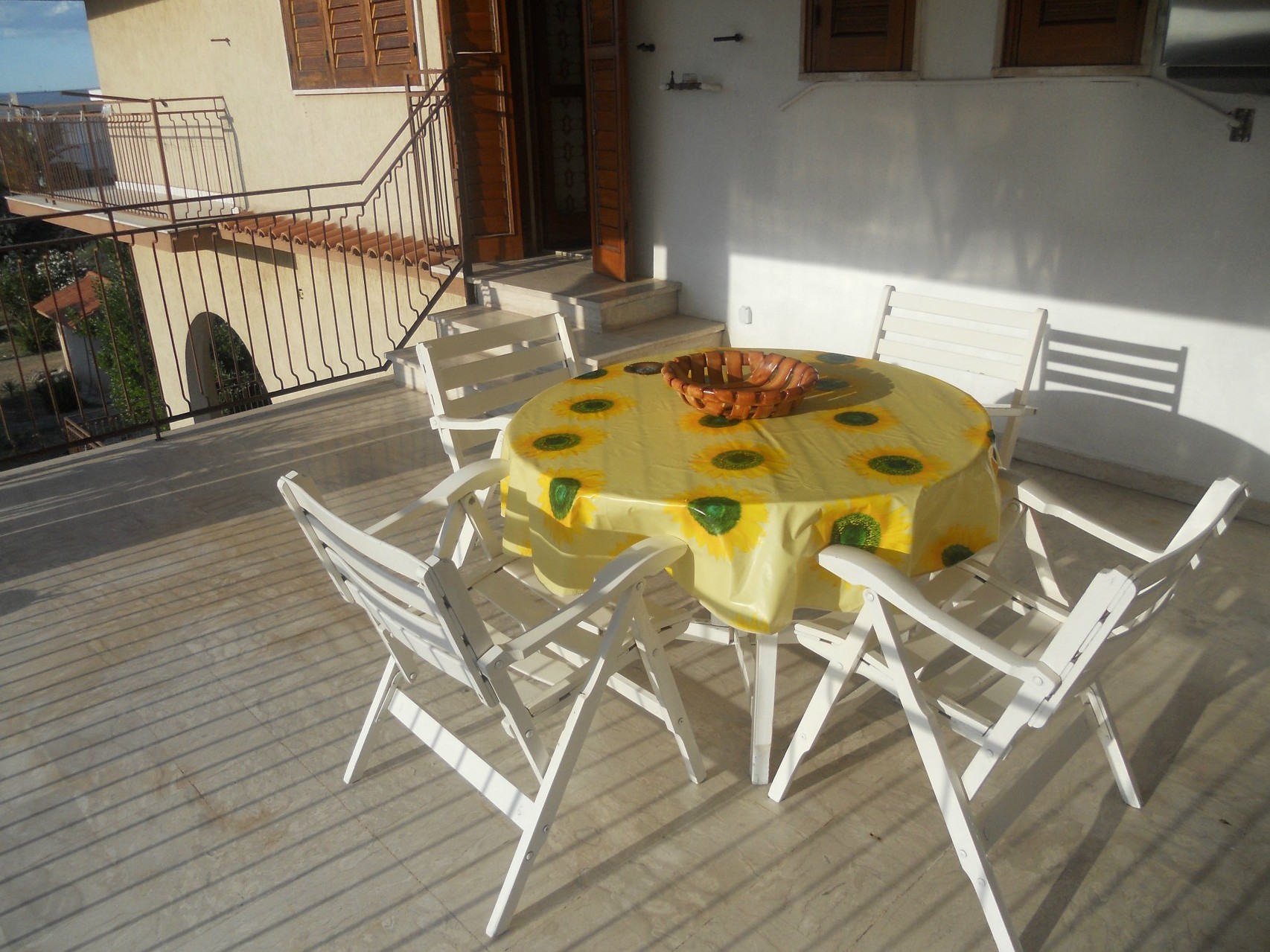 Terrazza dell'appartamento.