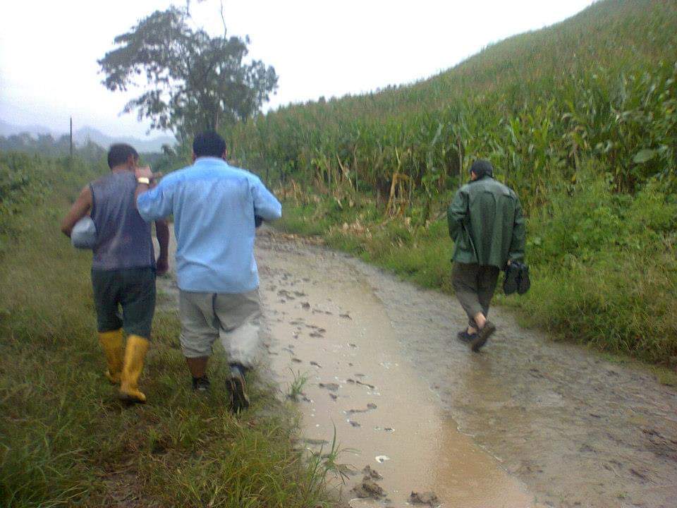 Visitando Campo blanco en AIC Pajan
