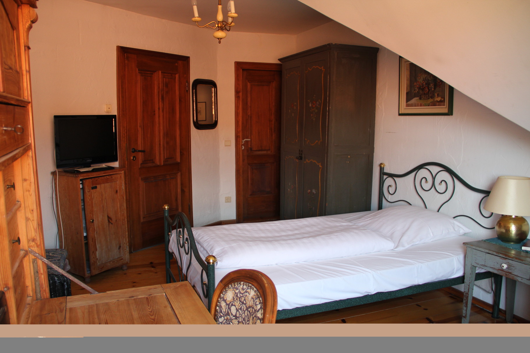 Kuschlig für zwei oder großzügig für einen:  Zimmer mit"King-Size-Bett"