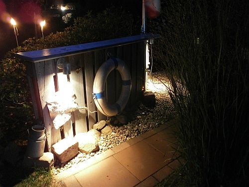 Mit der neuen Beleuchtung findet man auch Nachts gut den Weg in den Nautic-Bereich