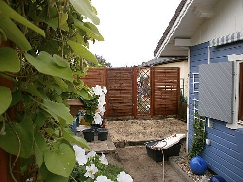 Der hintere Gartenbereich bekommt jetzt viel mehr Raum und eine ganz andere optische Tiefe