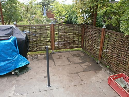 Somit ergab sich eine Gesamtfläche von ca: 40m²