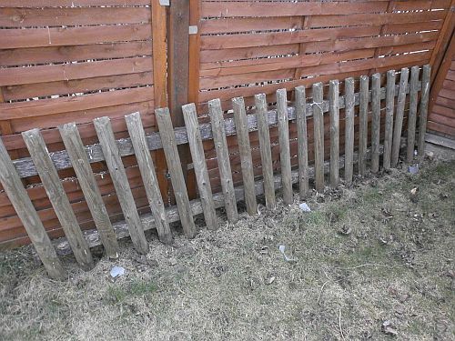 Der kleine Terrassenzaun - GARTENWEDLERS