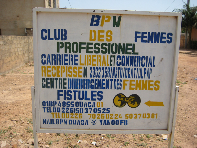 “Centre d’hebergement des Femmes Fistules” in Ouagadougou (Photo: A. Rüegg)