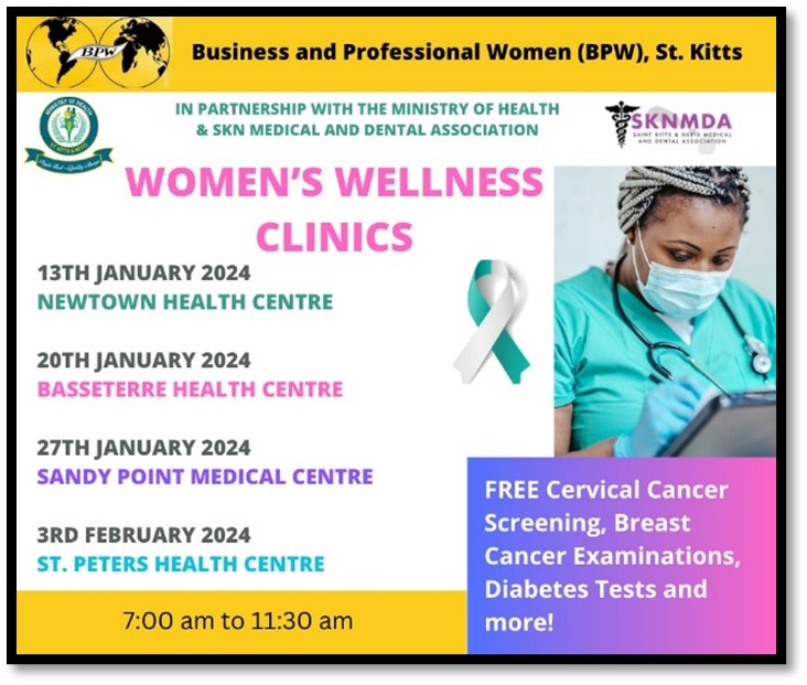 2024 Women's Wellness Clinic - BPW St. Kitts