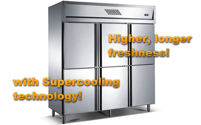Higher, longer freshness! with Supercooling technology!