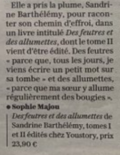 Article du prgrès de Lyon janvier 2026