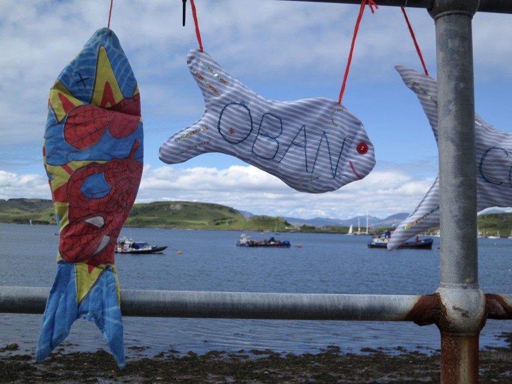 In Oban dann ein kurzer Abstecher zum Hafen...