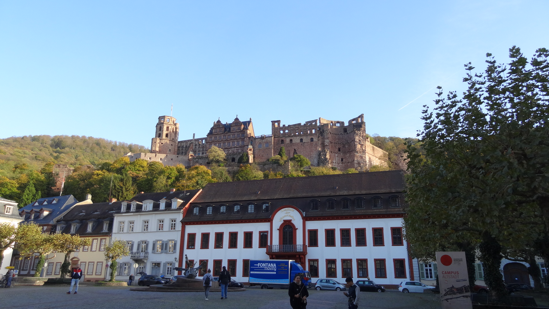 Ansicht Schloss vom Marktplatz 