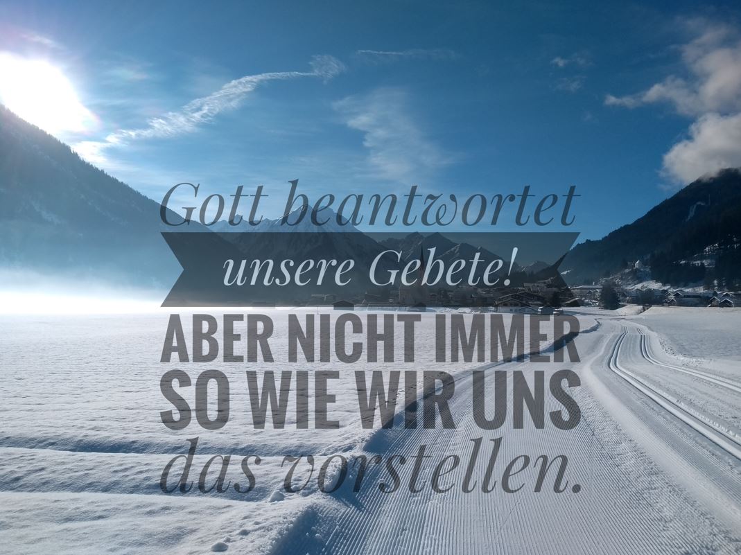Die Wege des Herrn sind unergründlich Missionsgemeinde Ansbach