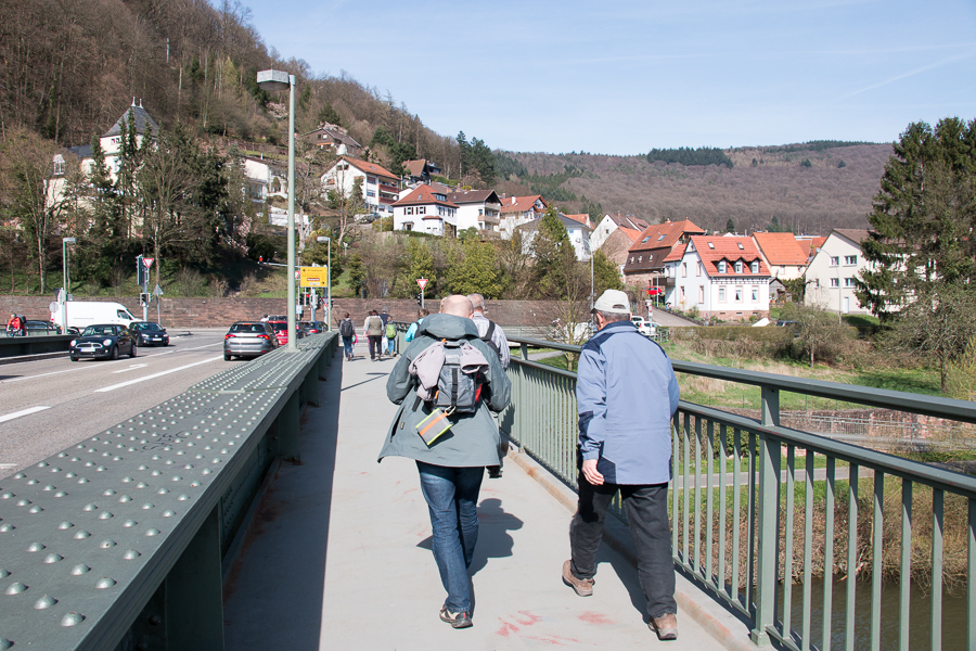 Auf der Friedensbrücke (Foto: B. Budig)