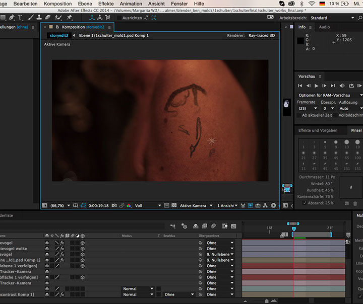 fake tattoo, making of music video