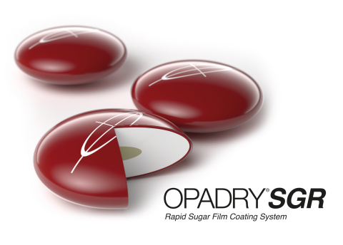 Photo of the Opadry® SGR, Rapid Sugar Film Coating System