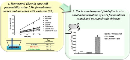 Lipid microparticles coated with chitosan as a drug carrier system to the brain via nasal administration