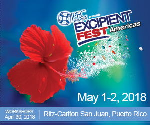 Photo with Logo of Excipientfest Americas