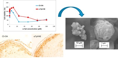 Photos of chitosan oleate and αTph stability results