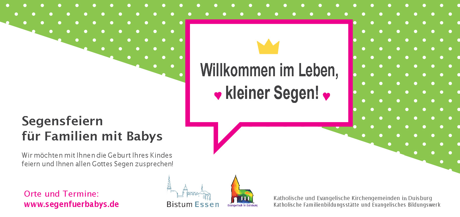 Nächste Segensfeier für Babys in St. Gabriel