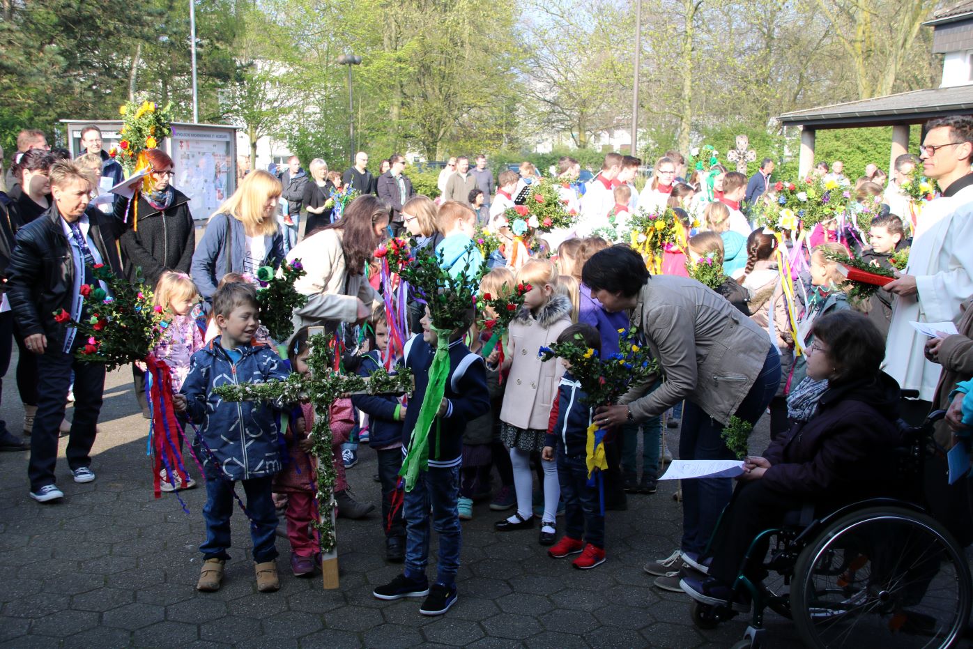 Palmsonntag in St. Hildegard