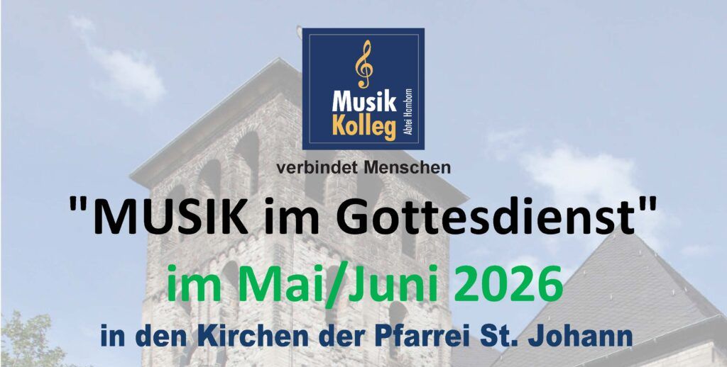 Musik im Gottesdienst - Ende Juni bis Juli 2026