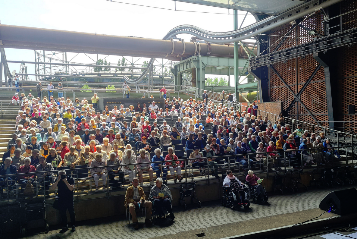 Pfingstgottesdienst im Landschaftspark war voller Wunder