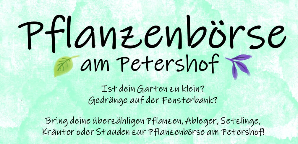 Pflanzenbörse am Petershof
